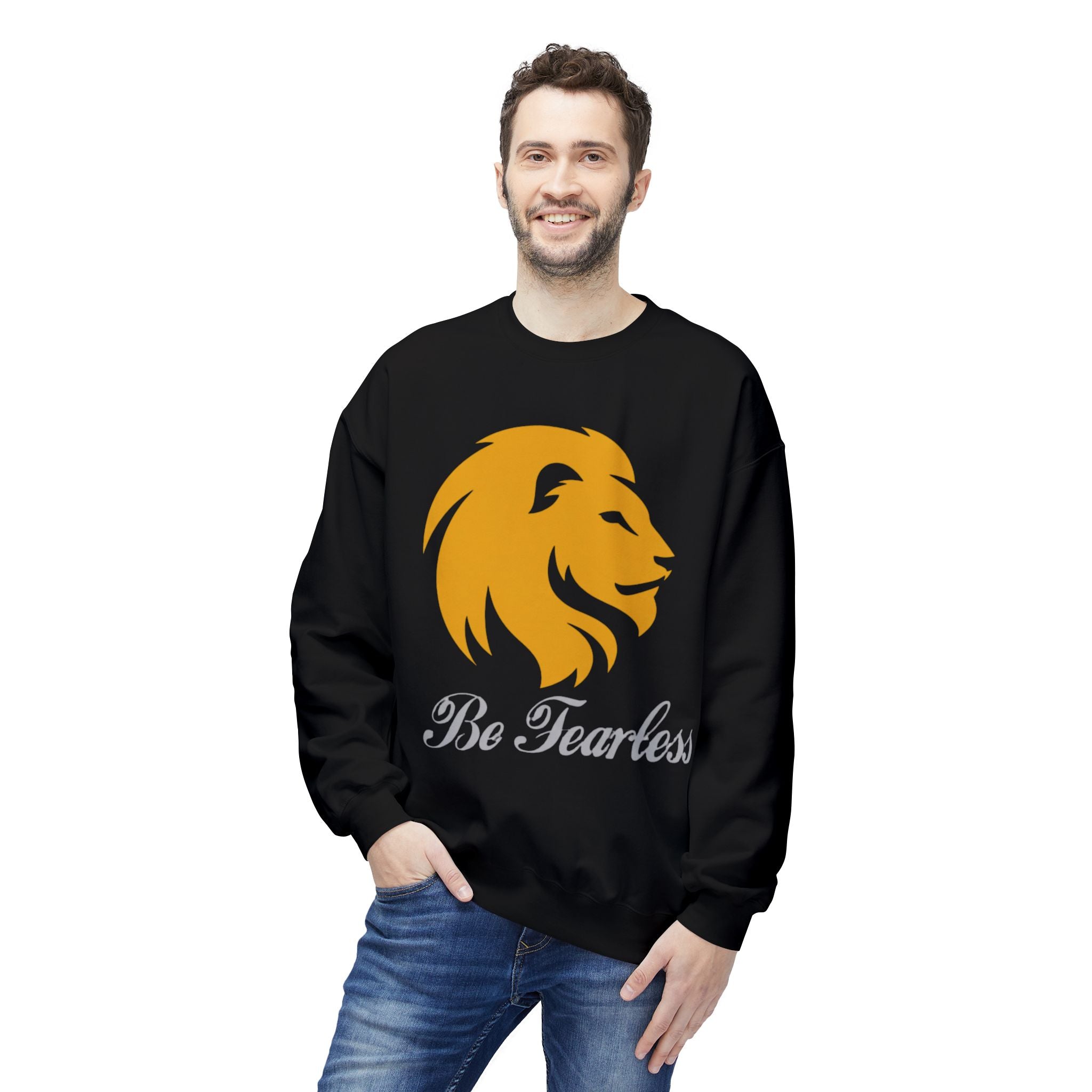 Be Fearless Lion Crewneck Sweatshirt