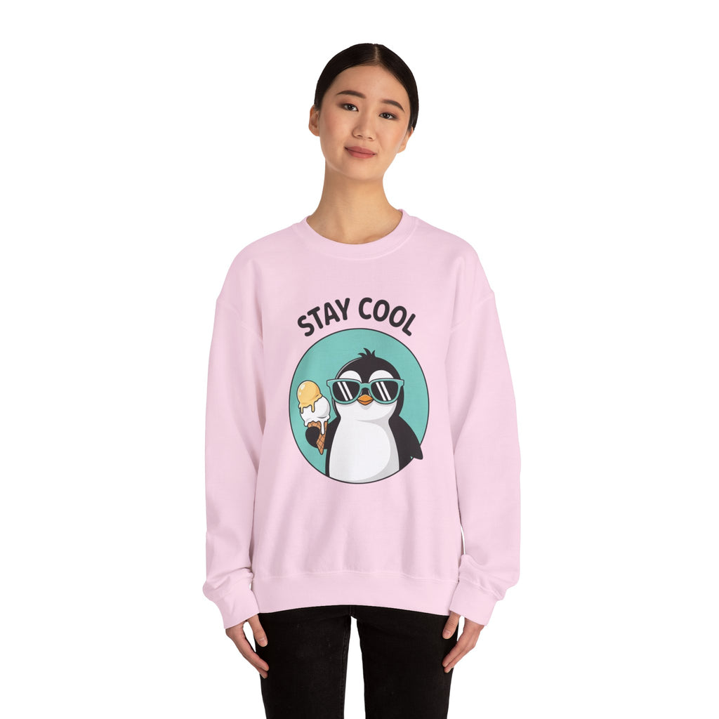 Stay Cool Penguin Crewneck Sweatshirt