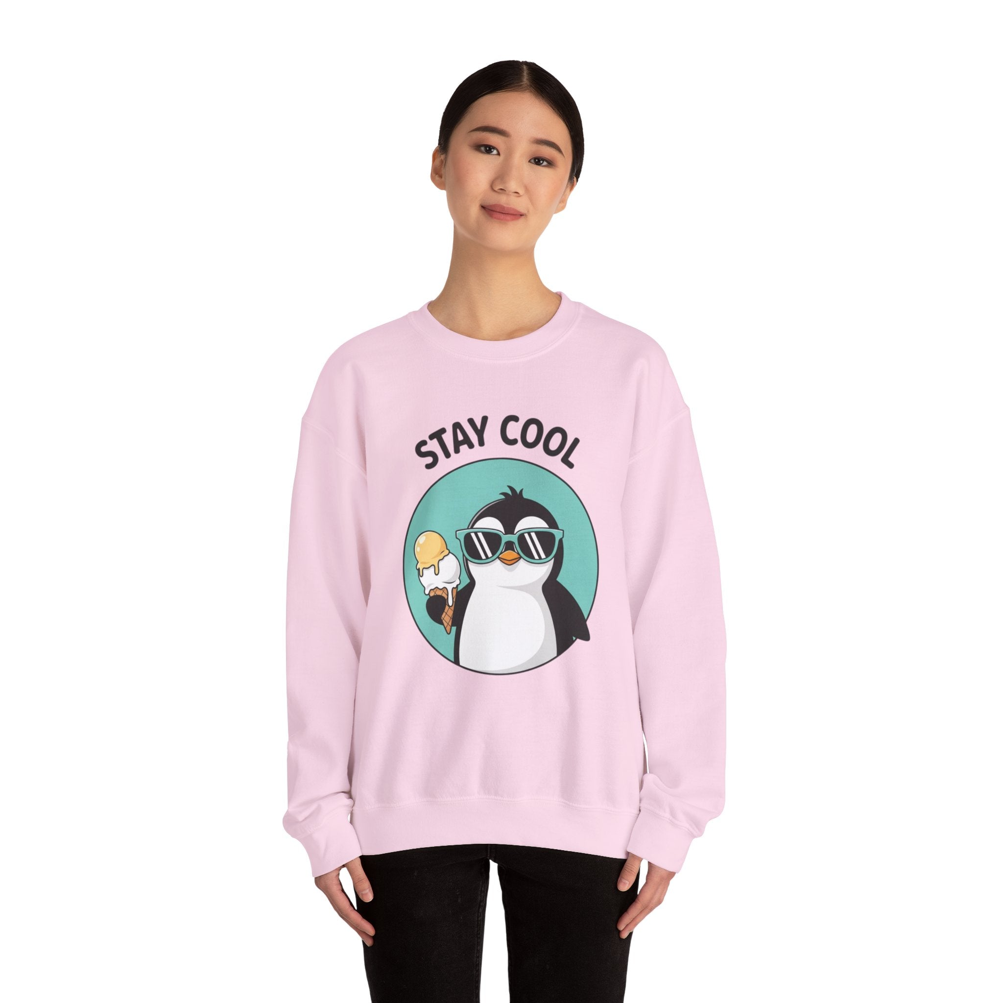 Stay Cool Penguin Crewneck Sweatshirt