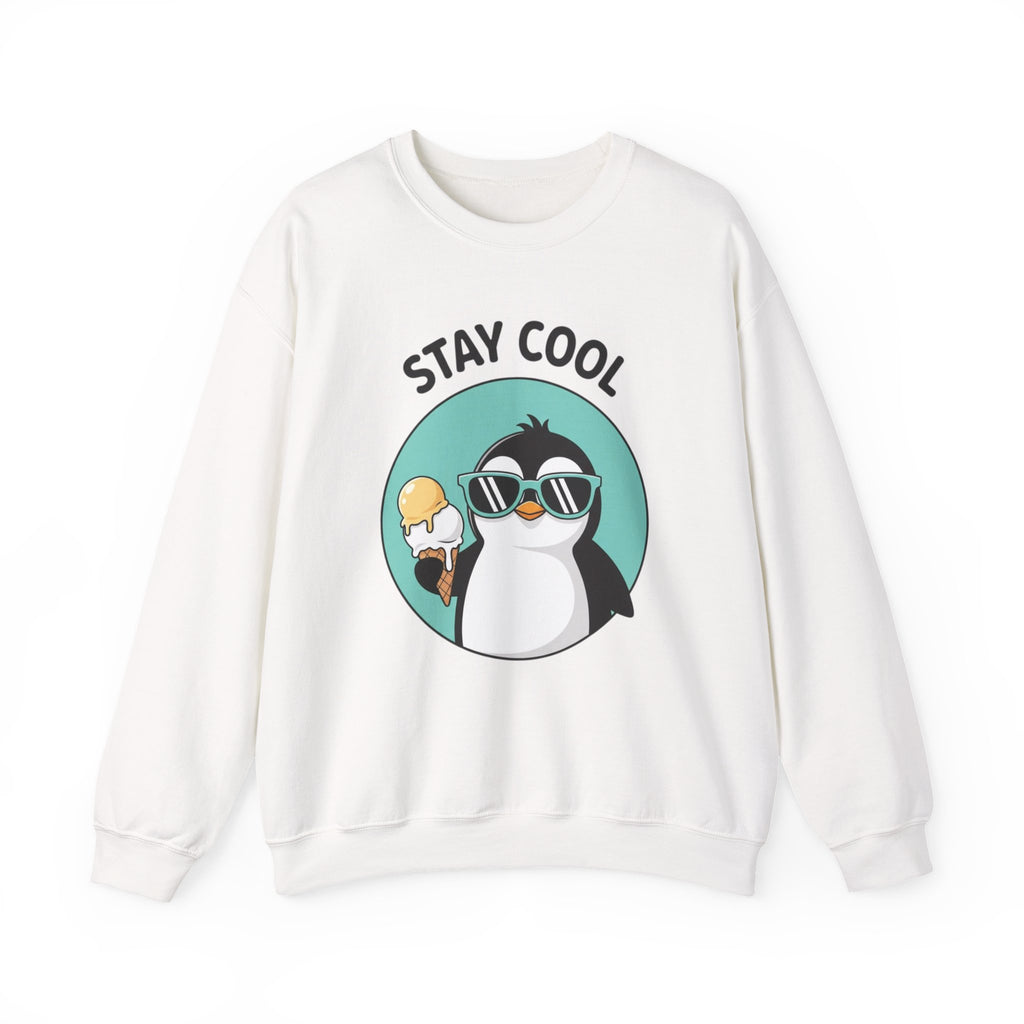 Stay Cool Penguin Crewneck Sweatshirt