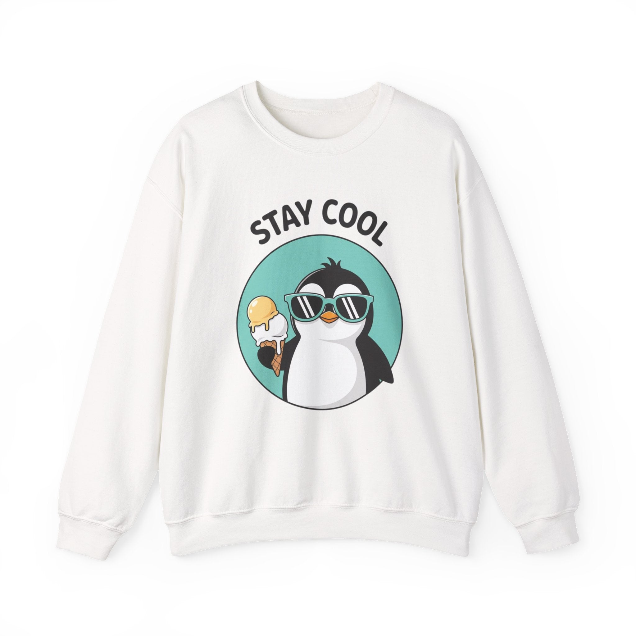 Stay Cool Penguin Crewneck Sweatshirt