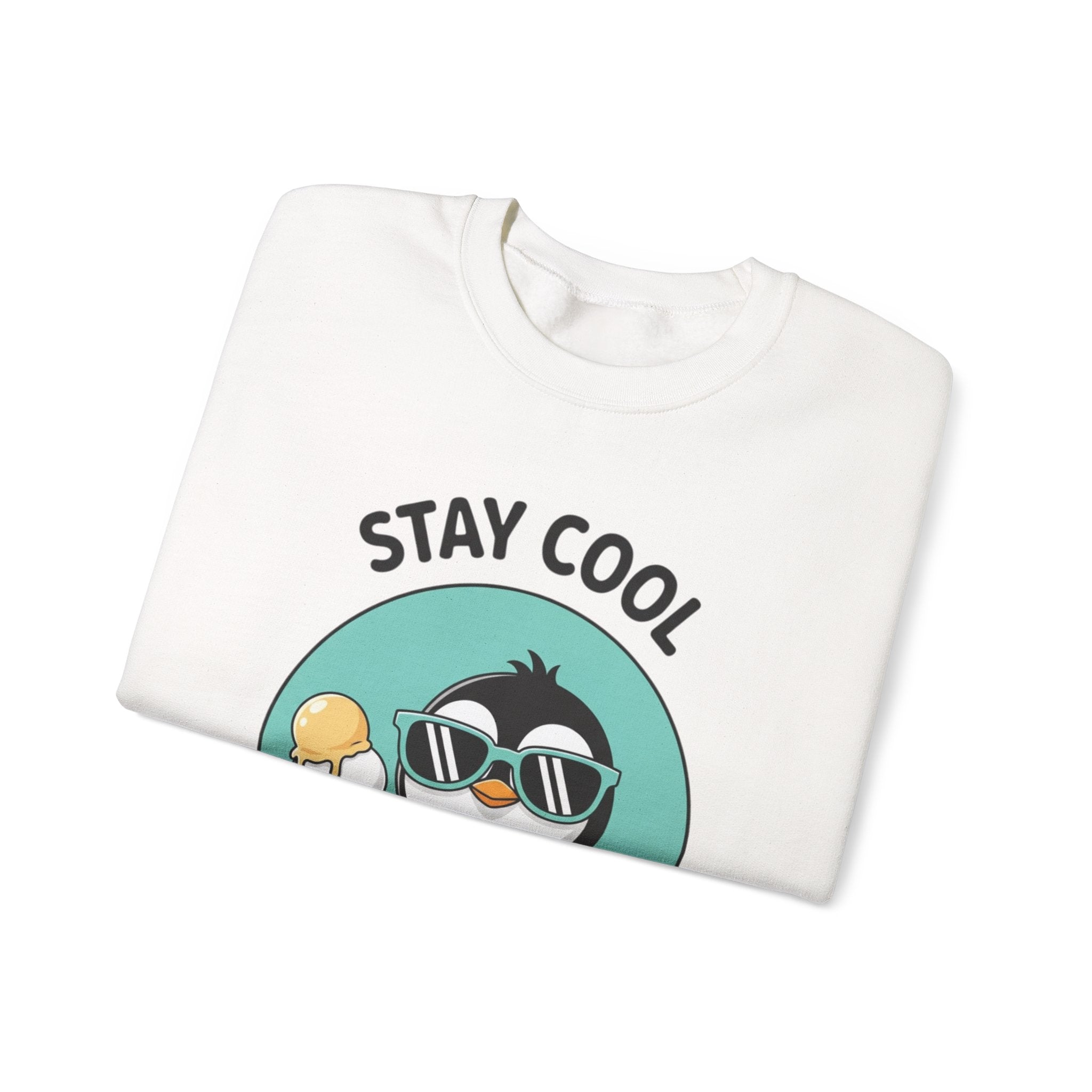 Stay Cool Penguin Crewneck Sweatshirt