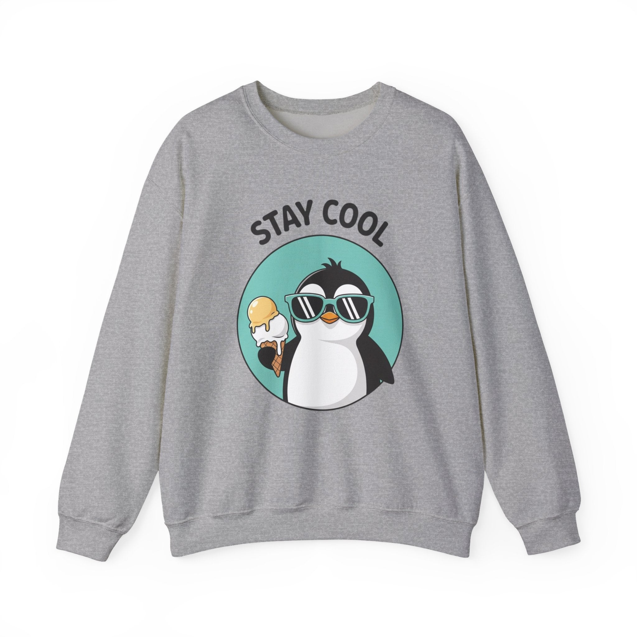 Stay Cool Penguin Crewneck Sweatshirt