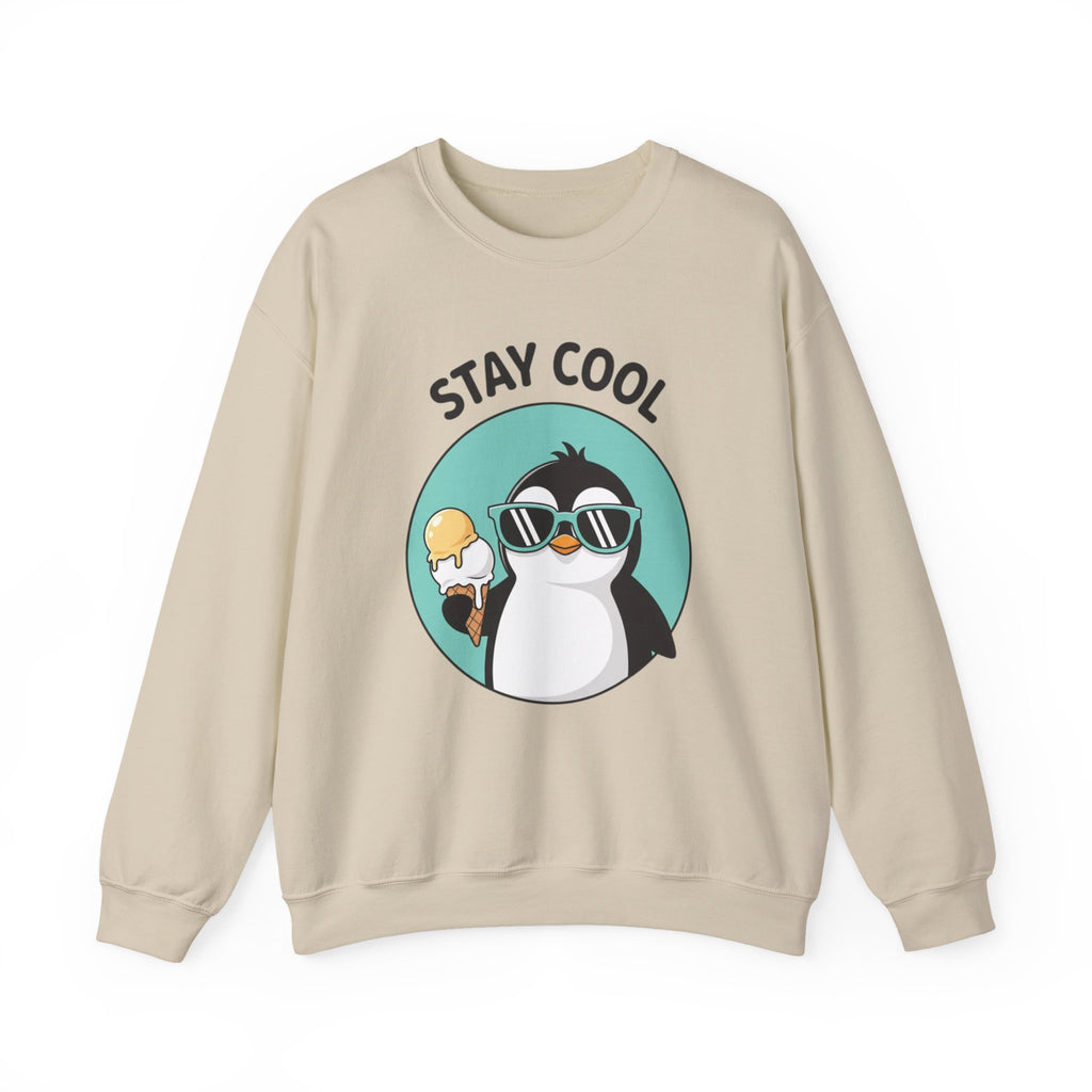 Stay Cool Penguin Crewneck Sweatshirt